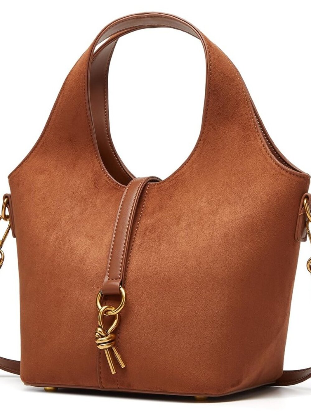 Women Bucket Bag PU Leather Hobo Bag Fashion Shoulder Crossbody Vintage Tote